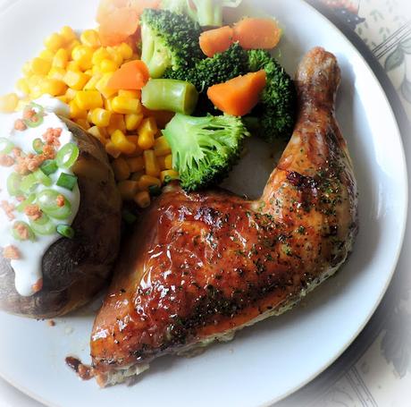 Herb & Garlic Roasted Chicken Legs Herb & Garlic Roasted Chicken Legs