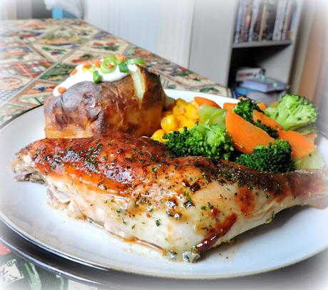 Herb & Garlic Roasted Chicken Legs Herb & Garlic Roasted Chicken Legs