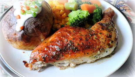 Herb & Garlic Roasted Chicken Legs Herb & Garlic Roasted Chicken Legs