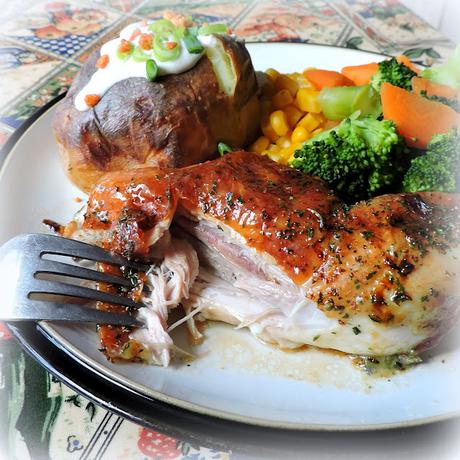 Herb & Garlic Roasted Chicken Legs Herb & Garlic Roasted Chicken Legs