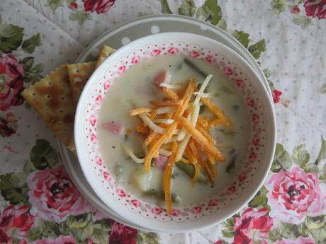 Ham, Potato & Green Bean Soup Ham, Potato & Green Bean Soup