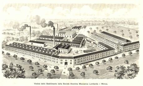 The sewing machines produced in the Singer factory in Monza (Italy) Società Anonima Meccanica Lombarda, Monza (Italy), via Marsala 9