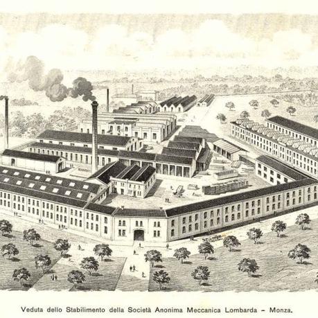 The sewing machines produced in the Singer factory in Monza (Italy) Società Anonima Meccanica Lombarda, Monza (Italy), via Marsala 9