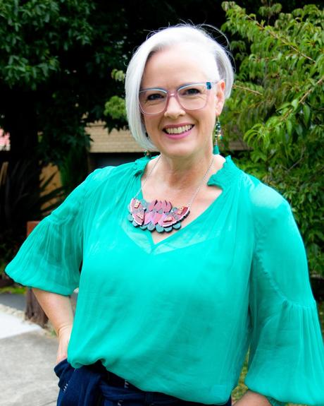 This statement necklace from Erstwilder is a conversation starter
