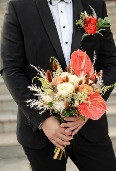 Romantic Summer Wedding Bright Blooms