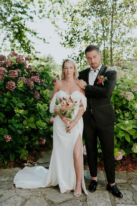 Romantic Summer Wedding Bright Blooms