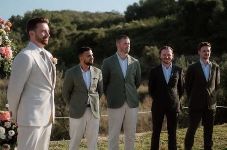 Dreamy Summer Wedding Kefalonia Breathtaking Views Elegant Florals