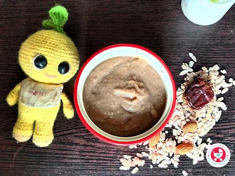 Nutritious Red Banana Poha Porridge for babies