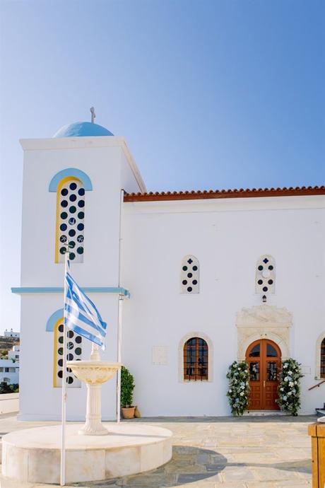 Rustic Wedding Tinos Island Royal Blue Details