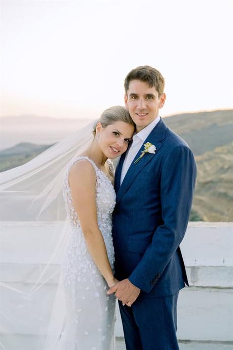 Rustic Wedding Tinos Island Royal Blue Details