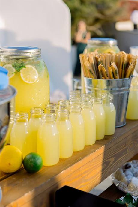 Rustic Wedding Tinos Island Royal Blue Details