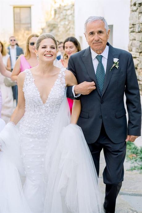 Rustic Wedding Tinos Island Royal Blue Details