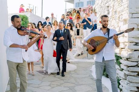 Rustic Wedding Tinos Island Royal Blue Details