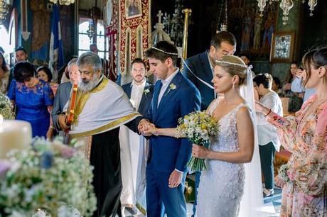 Rustic Wedding Tinos Island Royal Blue Details