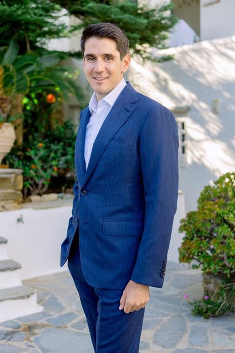 Rustic Wedding Tinos Island Royal Blue Details