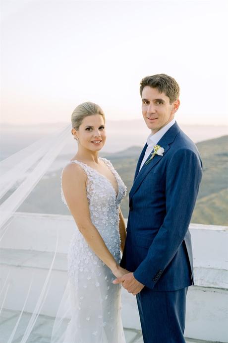Rustic Wedding Tinos Island Royal Blue Details