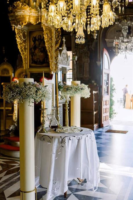 Rustic Wedding Tinos Island Royal Blue Details