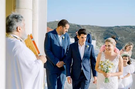 Rustic Wedding Tinos Island Royal Blue Details