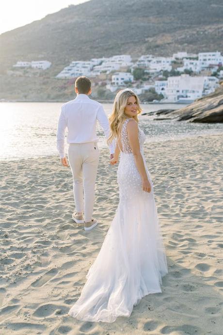 Rustic Wedding Tinos Island Royal Blue Details