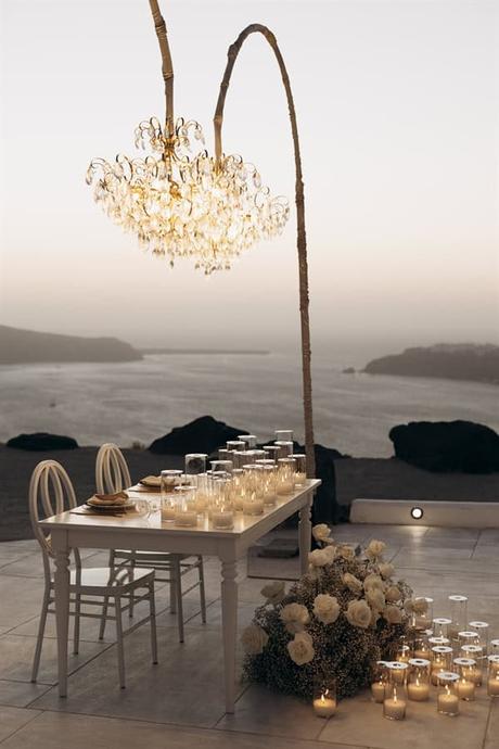 Dreamy Fall Wedding Overlooking Caldera Santorini
