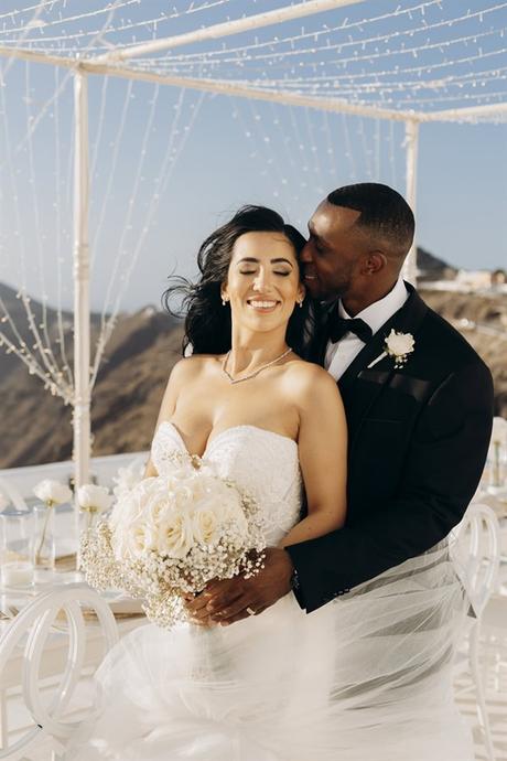 Dreamy Fall Wedding Overlooking Caldera Santorini