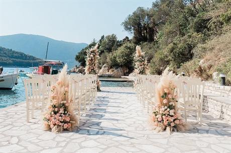Boho Seaside Weding Gorgeous Island Of Ithaca