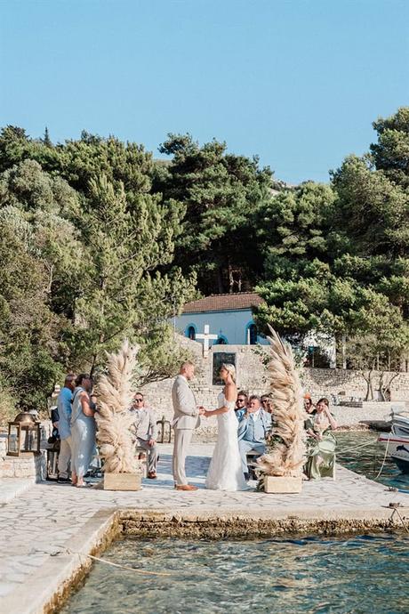 Boho Seaside Weding Gorgeous Island Of Ithaca