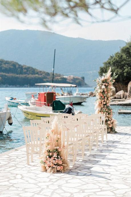 Boho Seaside Weding Gorgeous Island Of Ithaca