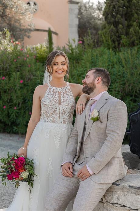 Al Fresco Fall Wedding Crete Prettiest Blooms