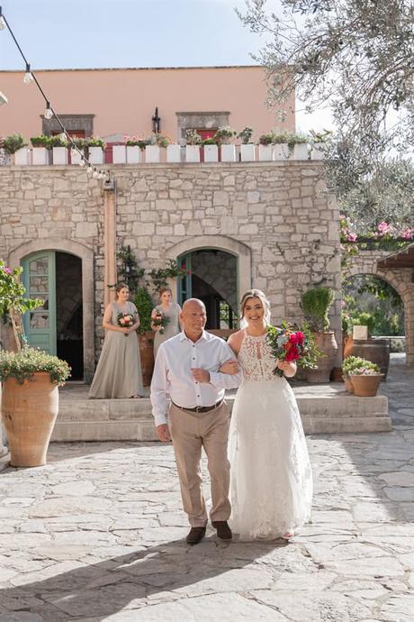 Al Fresco Fall Wedding Crete Prettiest Blooms