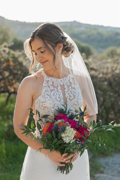 Al Fresco Fall Wedding Crete Prettiest Blooms