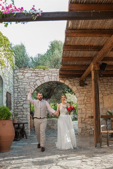 Al Fresco Fall Wedding Crete Prettiest Blooms