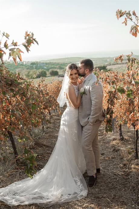 Al Fresco Fall Wedding Crete Prettiest Blooms