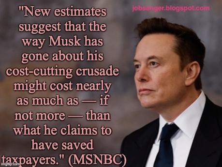 Musk/DOGE May Be Costing As Much As It Saves