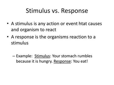 Stimulus Vs Stimuli