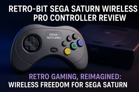 Retro Gaming, Reimagined: Wireless Freedom for Sega Saturn Retro-Bit Sega Saturn Wireless Pro Controller Review