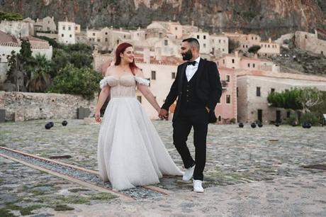 Beautiful next day shoot in Monemvasia | Kelly & Takis