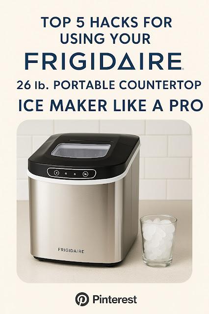 Image: Frigidaire 26lb. Portable Countertop Ice Maker
