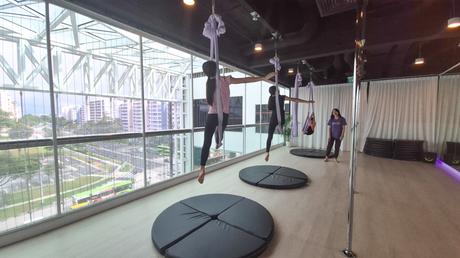 A family day and her first aerial hammock class - Angel is 15! A family day and her first aerial hammock class - Angel is 15!