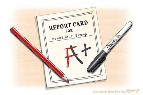 Trump Report Card (After Sharpie Modification)