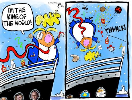 Felled By A Canadian Puck