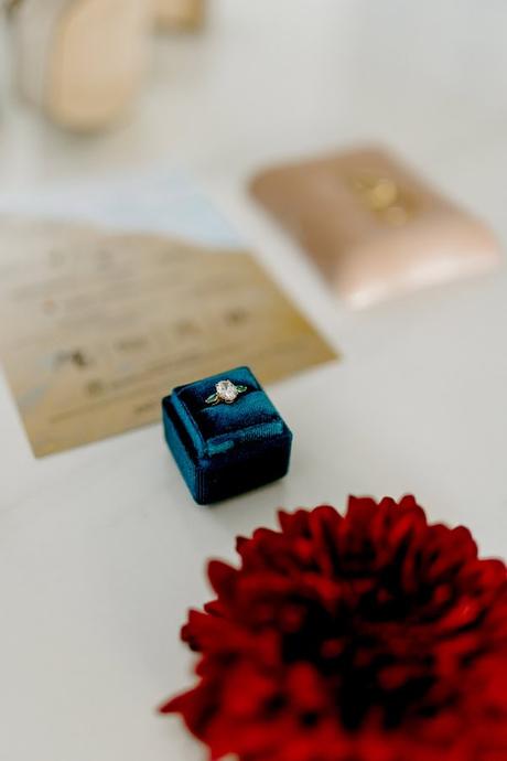 Seaside Summer Wedding Colorful Flowers