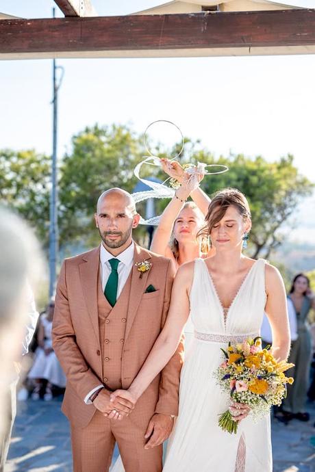 Alfresco Wedding Yellow Flowers Meleagris Estates