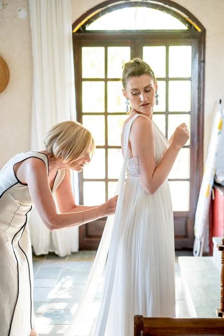 Alfresco Wedding Yellow Flowers Meleagris Estates