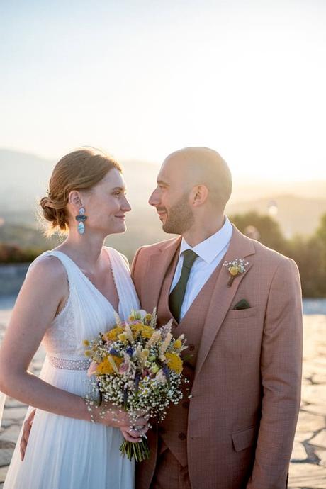 Alfresco Wedding Yellow Flowers Meleagris Estates