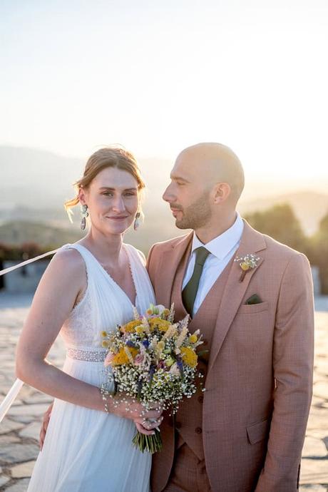 Alfresco Wedding Yellow Flowers Meleagris Estates