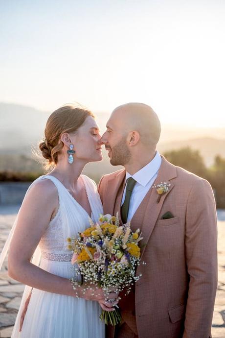 Alfresco Wedding Yellow Flowers Meleagris Estates
