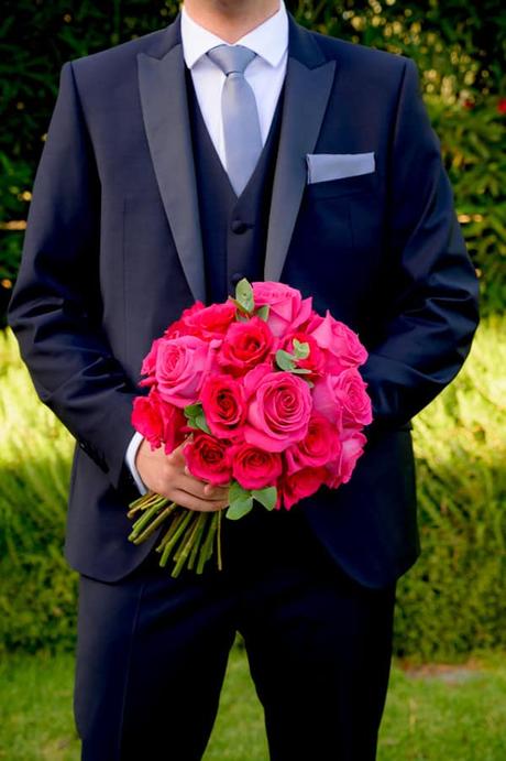 Beautiful summer wedding in Athens with colorful blooms