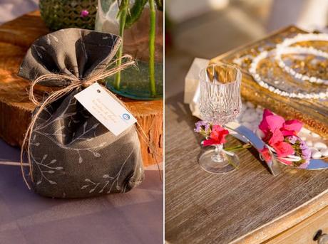 Beautiful summer wedding in Athens with colorful blooms