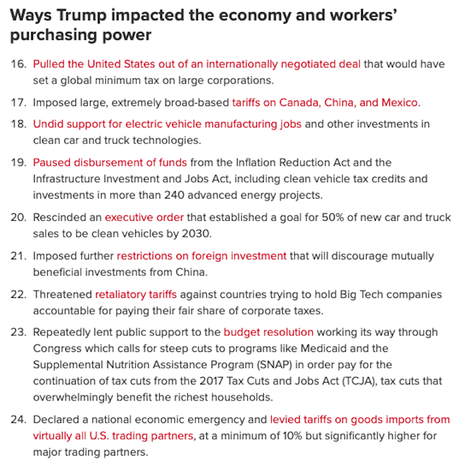 EPI Lists 100 Ways Trump Has Hurt Workers In His First 100 Days